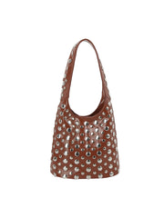 Studded Dome Shoulder Bag