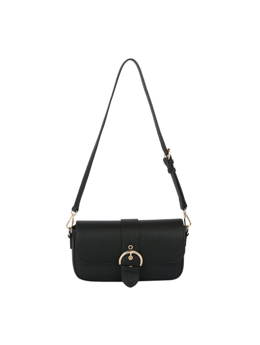 Front Buckle Flap Shoulder Bag