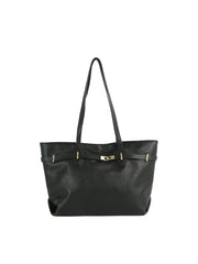 Classic Clasp Accent Tote Bag