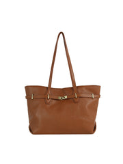 Classic Clasp Accent Tote Bag