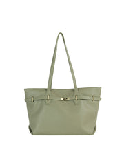 Classic Clasp Accent Tote Bag