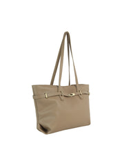 Classic Clasp Accent Tote Bag