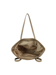 Classic Clasp Accent Tote Bag