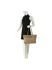 Classic Clasp Accent Tote Bag