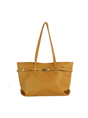 Classic Clasp Accent Tote Bag