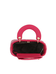 Diamond Quilted Top Handle Bag