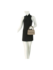 Ruched Handle Flap Top Handle Crossbody Bag