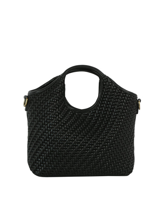 Woven Loop Handle Large Tote