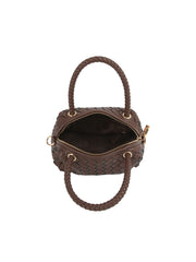Woven Embossed Handle Woven Shoulder