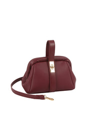 Turn-Lock Mini Frame Crossbody Bag