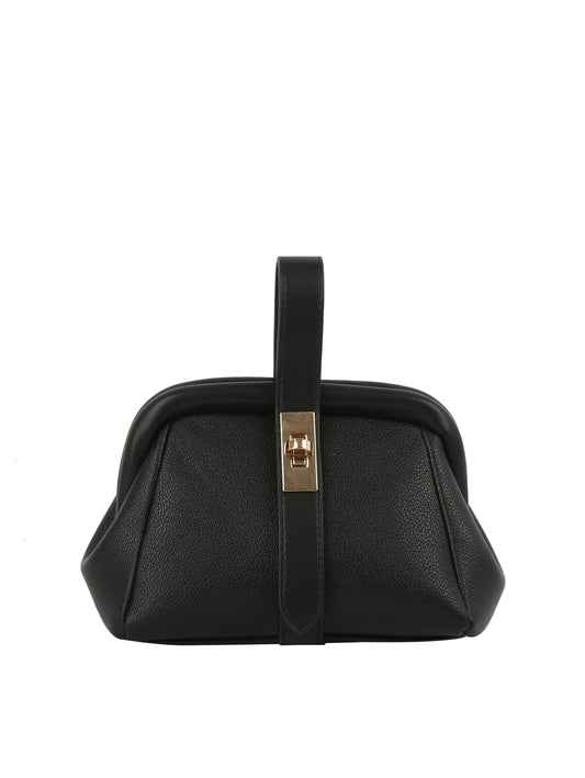 Turn-Lock Mini Frame Crossbody Bag