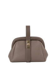 Turn-Lock Mini Frame Crossbody Bag