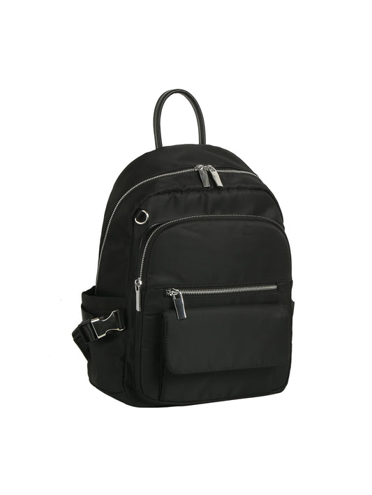 Urban Zip Pocket Nylon Backpack
