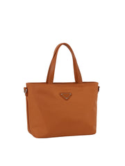 Nylon daily tote bag with detachable strap