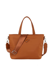 Nylon daily tote bag with detachable strap