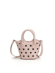 Mini Polka Dot Top Handle Tote