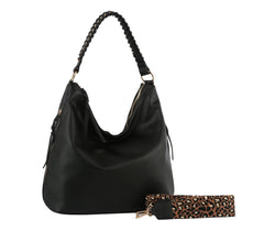 Fashion Hobo Handbag With Guitar Strap
