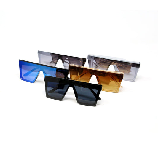 Trendy Oversize Flat Square Sunglasses