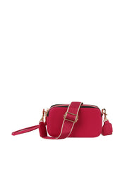 Double zip crossbody bag