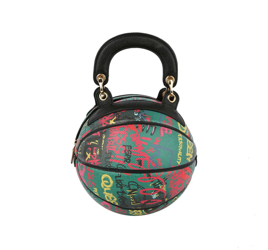 Fashion Graffiti Basketball Crossbody Messenger bag