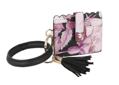 MULTI POCKET FLORAL WRISTLET