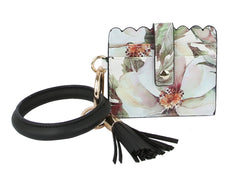 MULTI POCKET FLORAL WRISTLET