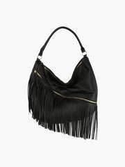 Women Fringed Tassel Shoulder Handbag Purse