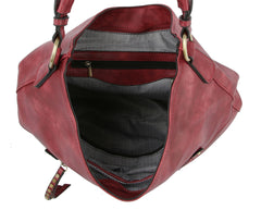 2 IN 1 STITCHED HOBO