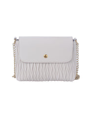 Petite Embossed Shoulder Bag