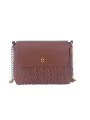 Petite Embossed Shoulder Bag