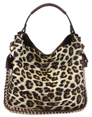Fashion Animal Print Hobo with Pouch