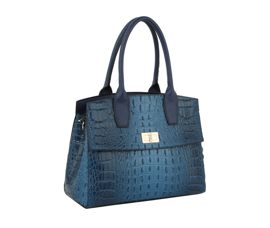 Fashion Classic Croco Top Handle Satchel