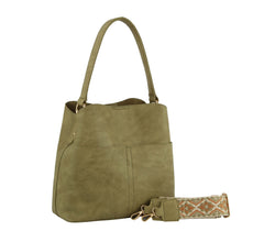 Hobo Shoulder Handbag with Top Handle Bag