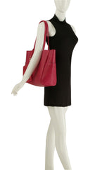 3 in 1 Women Tote Shoulder Bag Multi Pockets Handbag Clutch Set