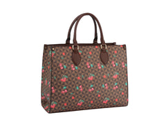 Fashion Cherry Monogram Satchel with Wallet 3-1 Set DS-0685-3W