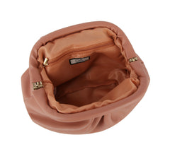 Detachable wristlet frame pouch