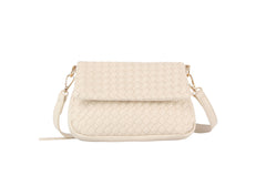 Woven flap over clutch