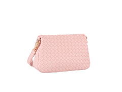 Woven flap over clutch