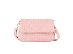 Woven flap over clutch