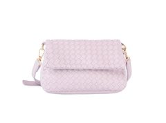 Woven flap over clutch