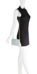 Envelope Crossbody Bag with Gold Chain bag