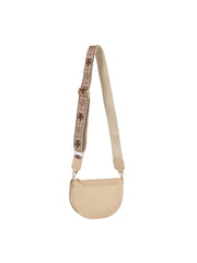 Guitar strap rounded crossbody