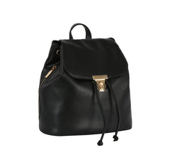 Shiny leather fashion backpack