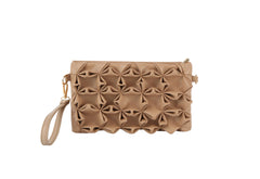 Ruched clutch