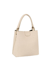 Textured multiple compartments tote
