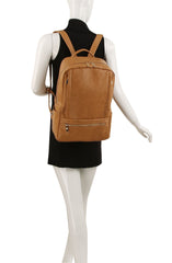 Trolley sleeve unisex backpack