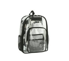 Transparent Crossbody Daypack Backpack Clear Book Side Pocket