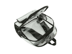 Transparent Crossbody Daypack Backpack Clear Book Side Pocket