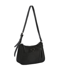 Welt pocket with zipper detailed shoulder bag