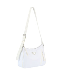 Welt pocket with zipper detailed shoulder bag